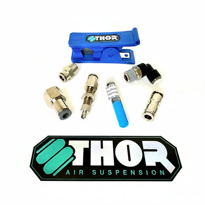 1/4" NPT Airbag suspension travel repair emergency kit.