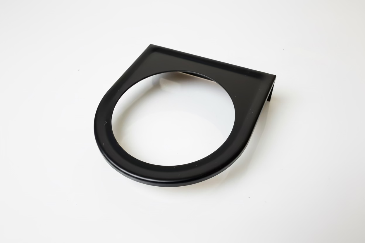 Single gauge panel black powdercoat