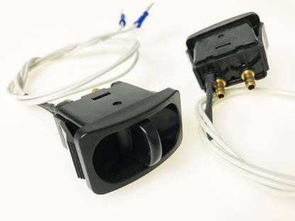 German Engineered paddle valve electronic with barb fittings