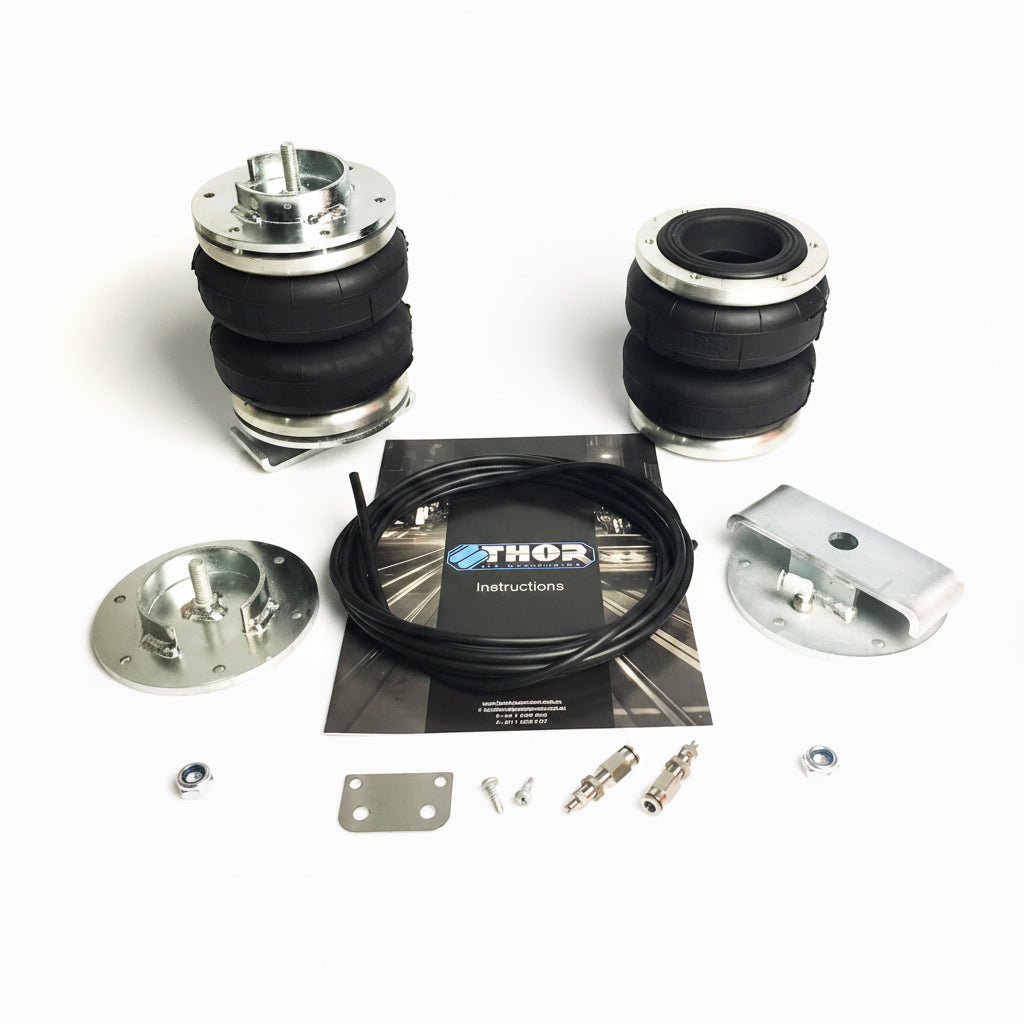 Airbag suspension kit for a Peugeot Boxa