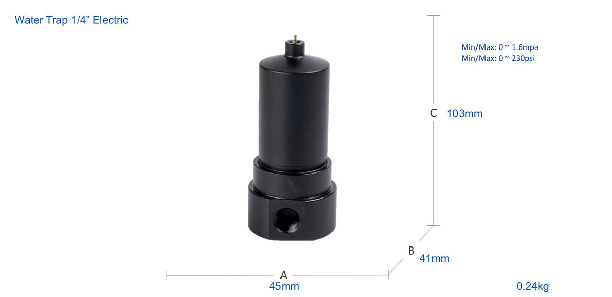 Water Trap 1/4"