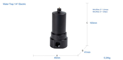 Water Trap 1/4"