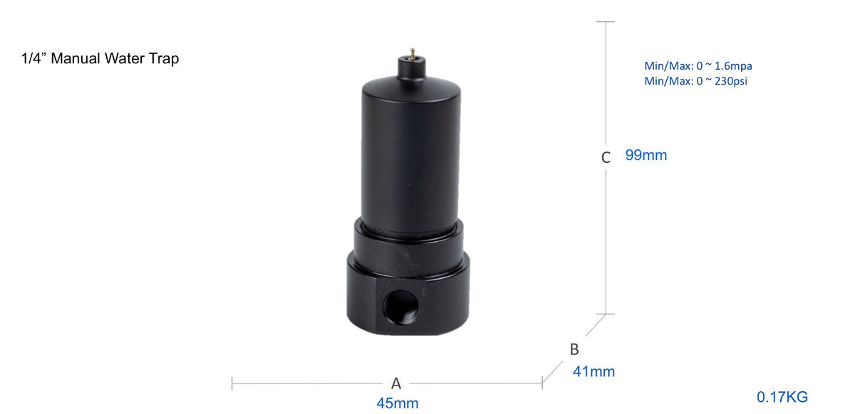 Water Trap 1/4"