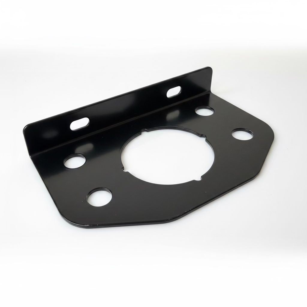 12mm LED button gauge panel black powdercoated controller