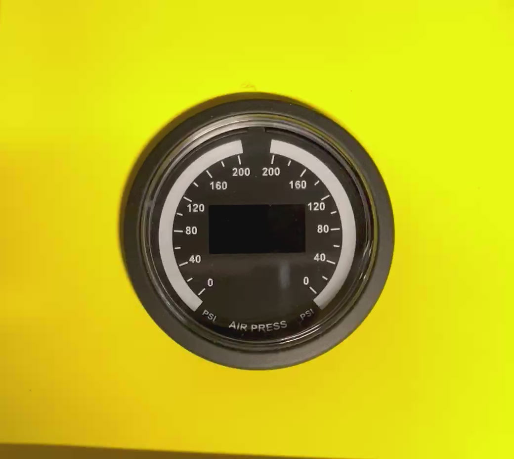 Thor LED Digital 200psi dual gauge